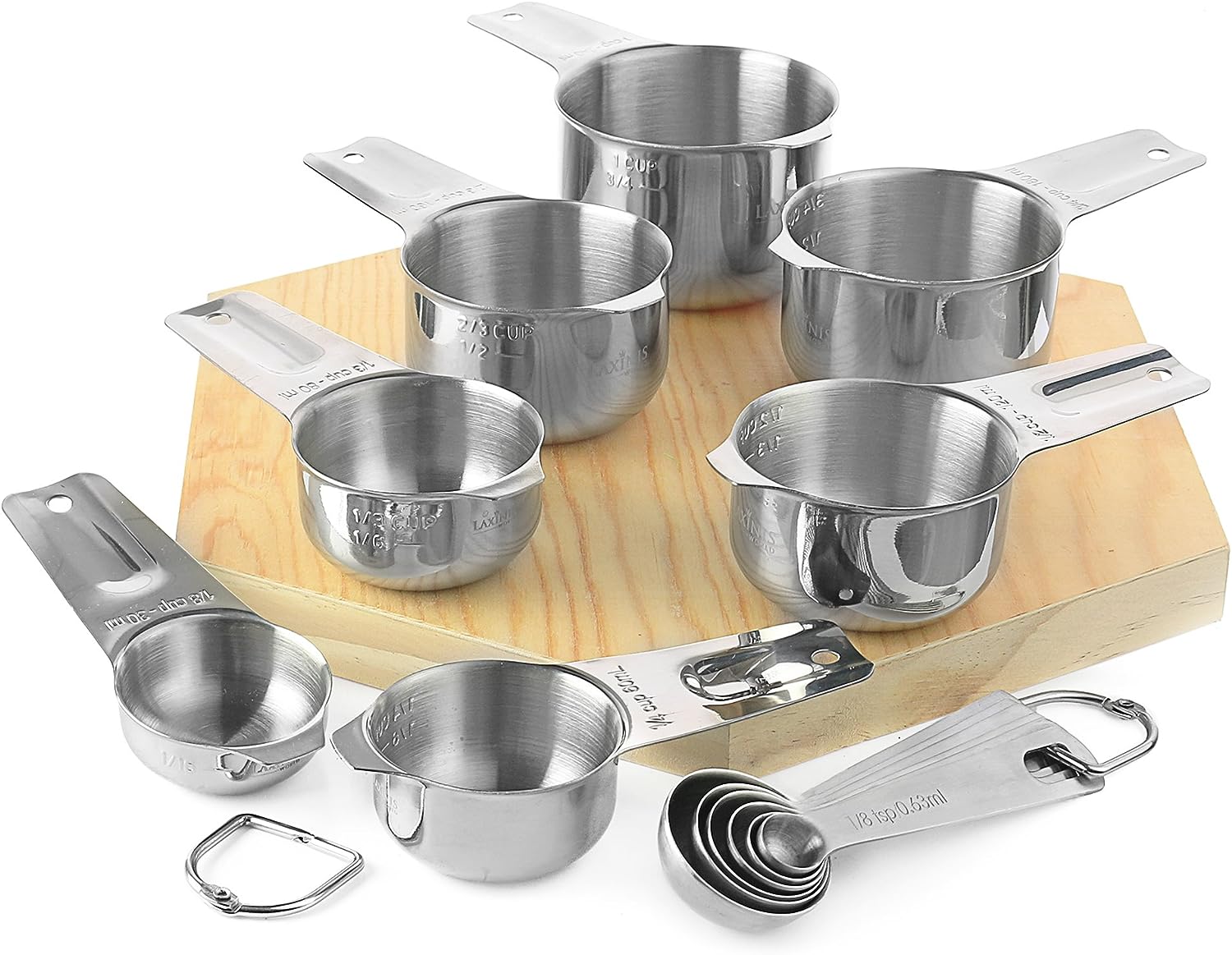 Laxinis World 13 Piece Measuring Cups and Spoons Set